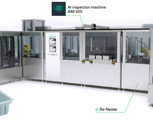 Integrated Syringe Inspection Line with AI Technology